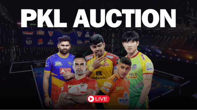 PKL 2025 Live Auction, Dia 1: Pawan, Shadloui, Devank e outras estrelas de Kabaddi para passar um martelo em Mumbai para PKL 12

