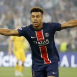 Futebol de futebol - Liga dos Campeões - Final - Paris St. Germain vs. Inter Milan - Allianz Arena, Munique, Alemanha - 31 de maio de 2025. Paris St. Jewine Desejando comemora, marcando seu segundo gol na Reuters/Peter Tsibo