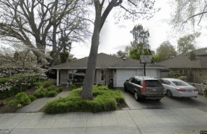 Palo Alto Sale fechado: US $ 4,3 milhões para casa de três quartos 543 Hilbar Lane - Google Street View