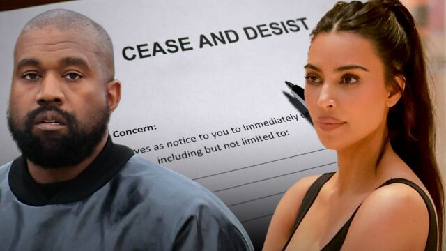 Kanye West e Kim Kardashian Cessação e Desist Getty 1