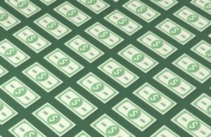 DOJ acusa negociadores de ransomware dos EUA de lançar seus próprios ataques de ransomware an illustration of patterned 100 dollar bills on a green background