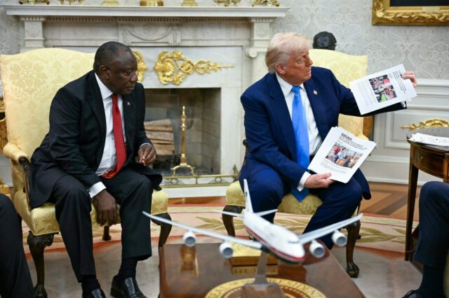 PolGreen: Trump não queria espetáculo com o presidente da África do Sul

