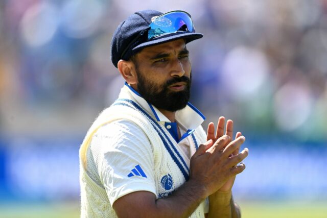 Por que Mohammad Shami não está na série Eng vs fechado