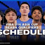 Gilas Pilipinas Fiba U16 Programa de eliminação da Copa Asiática Seaba