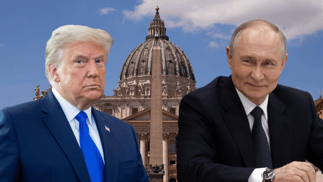 Putin Rades Trump Trump como um Kremll

