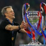 Quais gerentes venceram Treble depois que o PSG venceu a Inter Milan na final da UEFA Champions League?
