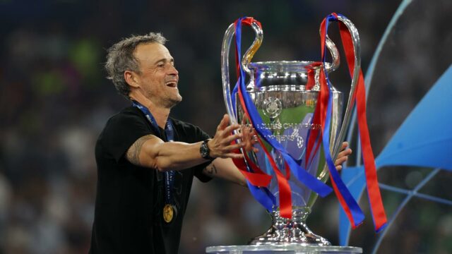 Quais gerentes venceram Treble depois que o PSG venceu a Inter Milan na final da UEFA Champions League?


