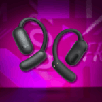 Soundcore Aerofit 2 de âncora, fones de ouvido de orelha aberta, ganchos de ouvido ajustáveis, ajuste aconchegante, rico grave, áudio sem fio de alta resolução, 42h Play, Bluetooth 5.4, carregamento sem fio, IP55, AI Clear Chamadas, Earbuds abertos