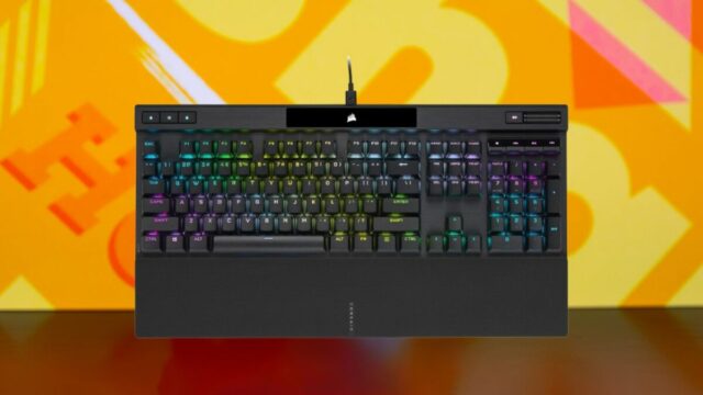 Receba desconto de US $ 70 em um teclado corsair feito em jogo.

