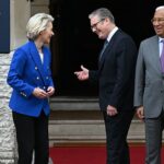 Keir Starmer declarou que na cúpula de Londres foi apresentada pela Comissão da UE de Ursula von der Leyen em Londres