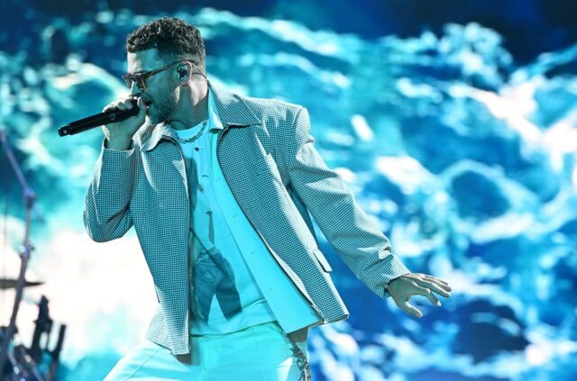 Justin Timberlake se apresenta no estágio da adega Jam durante o Festival de Música de Bottlerock Naps no sábado. (Chris Riley/Times-Herald)