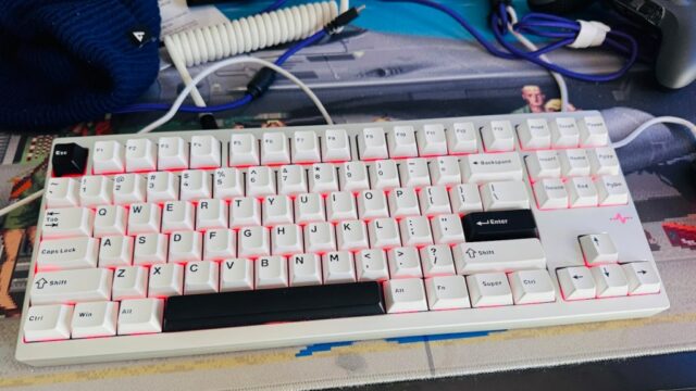 Wobkey Crush 80 teclado e alojamento