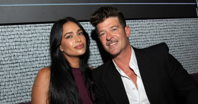 Robin Thicke e abril Geary Wedding