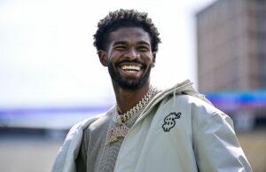 Shedeur Sands compartilha seu cartão de novato para enviar uma mensagem aos fãs de Browns. Colorado Black & Gold Spring Game - Source: Getty