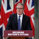 Sir Keir Starmer foi avisado ontem de um declínio mais Brexith depois que Donald Trump ameaçou atingir as tarifas comerciais de 50 % da UE