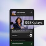Spotify mostra o número de podcasts ouvidos pelos usuários