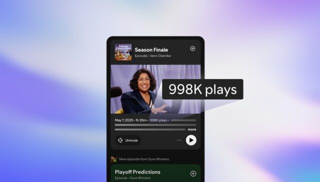 Spotify mostra o número de podcasts ouvidos pelos usuários




