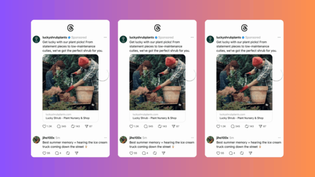 Surpresa? Meta -testes anúncios de vídeo em threads




