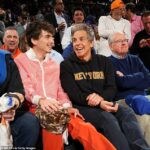 Timothee Boy e Ben Stiller sentaram -se juntos para assistir seus amados Knicks de Nova York