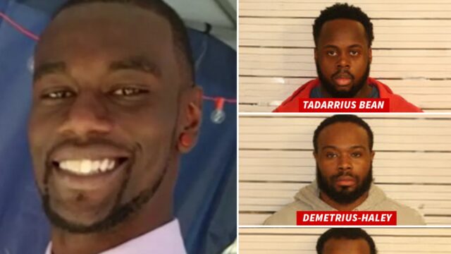 Nichols fatais de pneus atingindo Tadarrius-Bean, -Demetrius-Haley-Y-Justin-Smith-Mug-Shots
