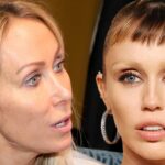 Tish Cyrus Miley Cyrus segue o principal composto Getty