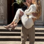 Iarthe Rose revelou que ela cavou um vestido de noiva tradicional durante seu grande dia e decidiu se casar com o suculento assistindo alta costura.