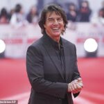 Tom Cruise cortou o personagem de Dappers quando participou da estréia de sua nova missão de filme: Impossible - Final Recking na Leicester Square na quinta -feira