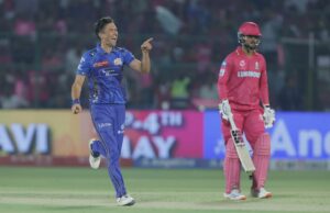 Trent Boult esmagou Yashasvi por 13, enquanto ele passava grande e perdeu na partida RR vs Mi IPL2025. (Assista) 0 fechar