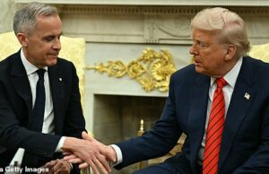 Tromf O presidente dos EUA, Donald Trump, encontrará o primeiro -ministro canadense Mark Carney no Salão Oval da Casa Branca em Washington, DC, 6 de maio de 2025 (foto: Jim Watson / AFP) (Foto: Jim Watson / AFP via Getty Images)