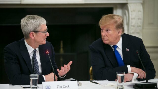 Trump ameaça uma taxa de 25% na Apple na verdade Trump ameaça uma taxa de 25% na Apple na verdade no post social