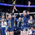 Shaira Jardio, Vange Alinsug, NU Lady Bulldogs Temporada UAAP Temporada 87 Título de vôlei feminino depois de conquistar o título das finais das finais do prêmio MVP e derrotar La Salle Lady Spikers.