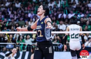 UAAP: Alyssa fecha a seção Salomão, declarações abertas ou no exterior para PVL Alyssa Solomon UAAP, temporada de Alyssa Solomon UAAP, 87 Final do Vôlei Final Final LA Salle contra Lady Spikers.