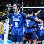 Greg Ancheta, da Nu Bulldogs, a final da 87 de vôlei masculino da UAAP contra a FEU Tamaraws.