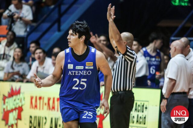 Arquivo - Kristian Porter durante seu tempo com Ateneo Blue Eagles.