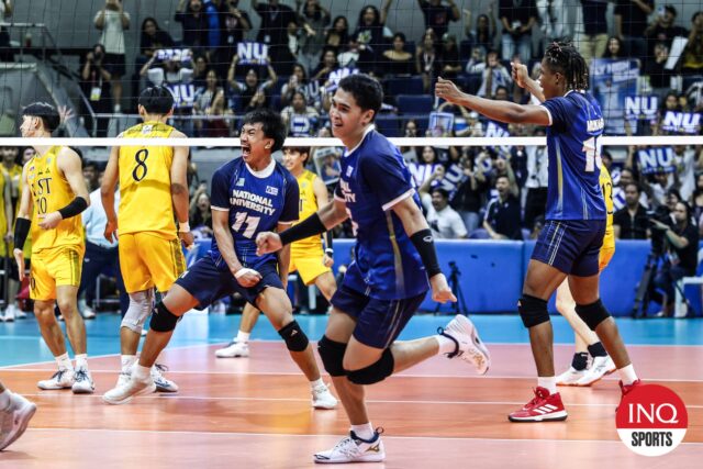 O Nu Bulldogs venceu o UST para fazer do UAAP a temporada 87 finais de vôlei masculino