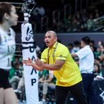 O treinador do UST Tigreses, Kungfu Reyes UAAP, caça furtiva de recrutamento de vôlei