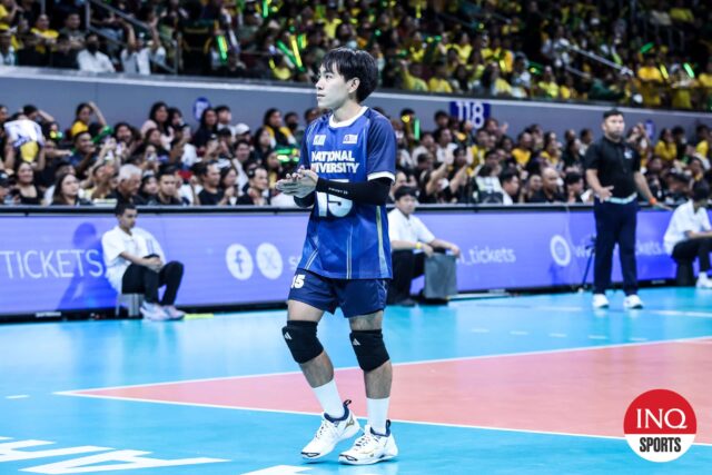 Jonas Hernandez Agora Bulldogs UAAP Temporada 87 Final de Vôlei Masculino