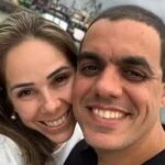 Amanda Fernandes Carvalho, à esquerda, foi em 7 de maio mataria o marido, certo, Samir para Nasco -Fimo -Rodrigues de Carvalho, 7 de maio. May