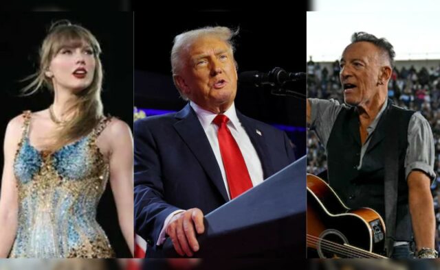 'Um sucesso de bilheteria desagradável', "Não mais quente": Trump insulta Bruce Springsteen, Taylor Swift

