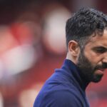 Treinador do Manchester United Ruben Amorim Premier League