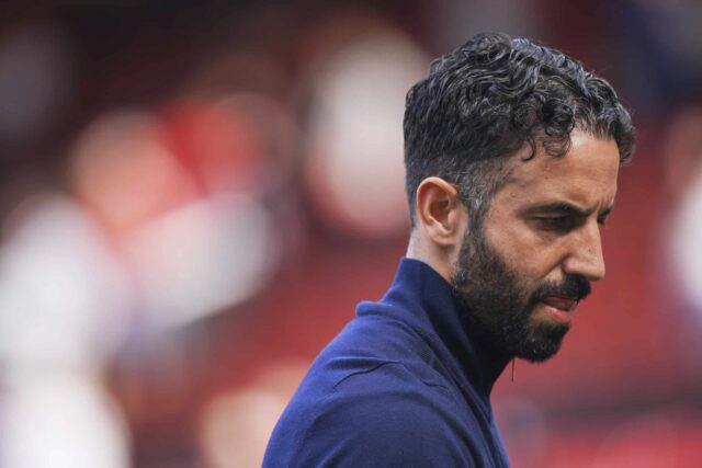 Treinador do Manchester United Ruben Amorim Premier League