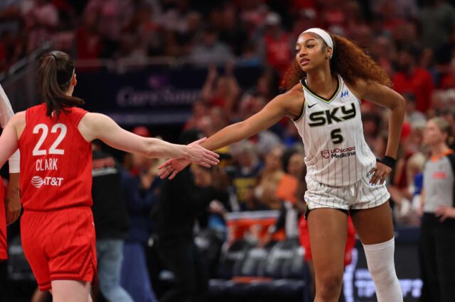 Caitlin Clark Angel Reese WNBA