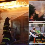 13 bombeiros feridos, 1 criticamente, quando Blaze Rough Rough 3 Casas Bronx: "como um filme"