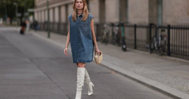 13 vestidos de jeans soltos que são surpreendentemente mais confortáveis ​​do que jeans

