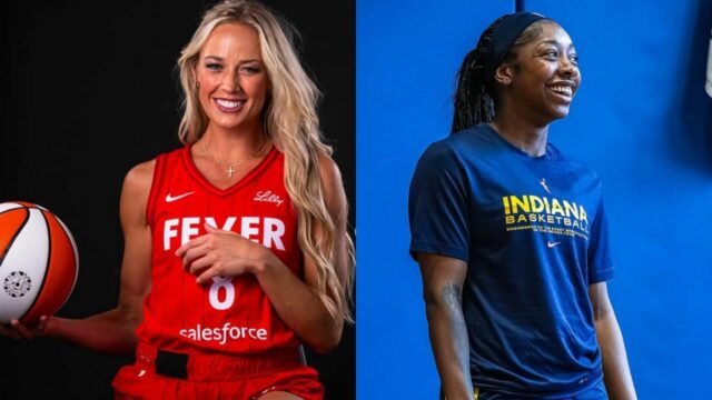 4 O Indiana Player está em contratos desprotegidos que podem ser liberados para assinar o feito de Aari McDonald. Sophie Cunningham


