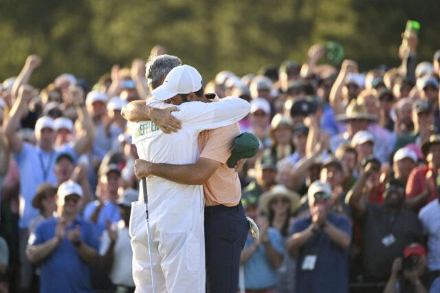 Scottie Scheffler e Callie (Fonte: Getty) em 2016 US Open