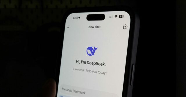 Deepseek Privacidade sob investigação nos Estados Unidos e na Europa | Aplicativo Vista em um iPhone
