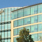Amazon Lab126 Office and Research Building em 1100 Enterprise Way em Sunnyvale, visto em 2023. (Google Maps)