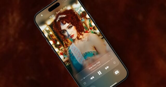 A Apple permitirá que os aplicativos musicais do terceiro partido mostrem obras de arte animadas na tela de bloqueio do iPhone, não apenas a Apple Music

