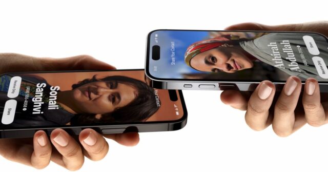 A Apple poderia remover o Airdrop do iPhone da UE enquanto a batalha legal esquenta | Troca de contatos Airdrop mostrados